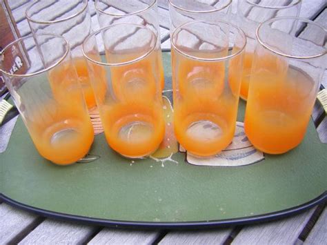 4 Vintage Libbey Orange Blendo Tumblers West Virginia Glass Etsy Glass Company Libbey Glass