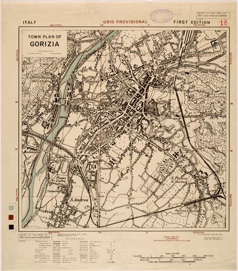 Town Plan Of Gorizia