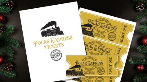 FREE Printable Polar Express Train Tickets PDF