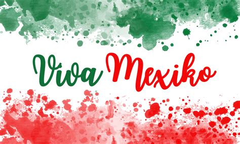 Viva Mexico Holiday Background Independence Day Concept Vector Banner