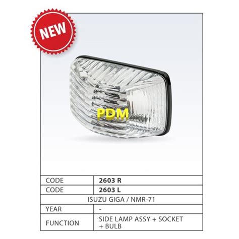 Jual 2603 Side Lamp Sidelamp Assy Lampu Sen Samping Pintu Giga Elf