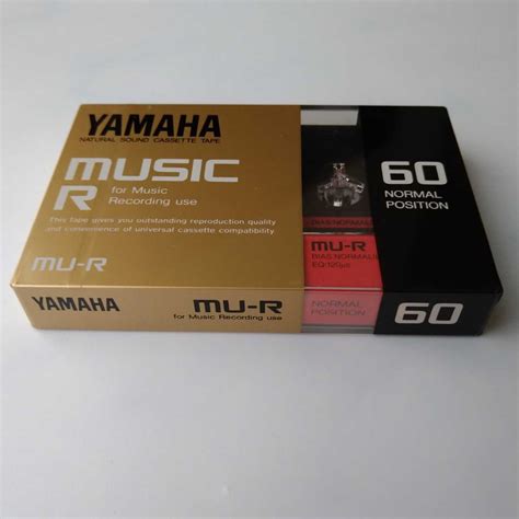 【未使用】yamaha カセットテープ 60 Normal Position Mu R 未開封品 ヤマハ ノーマル ポジションの落札情報詳細