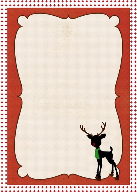 Elf Border Template - Printable Calendars AT A GLANCE