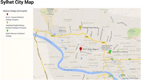 Sylhet City Map. Source: Google Maps 2016 | Download Scientific Diagram