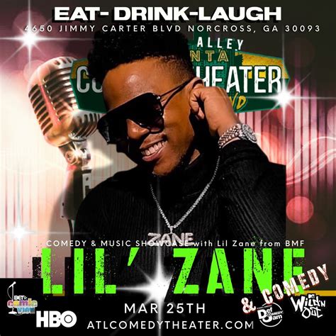 Tickets For Lil Zane From Bmf Hosts Comedy And Music Showcase In Atlanta From Atlanta Comedy Theatre