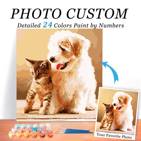 Photo Custom Paint By Number Kits Personalized And Customized Paint