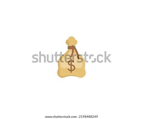 Money Bag Vector Isolated Emoji Icon Stock Vector (Royalty Free ...