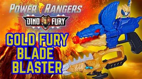 Power Rangers Dino Fury Gold Fury Blade Blaster Set 2023 Morpher Toy