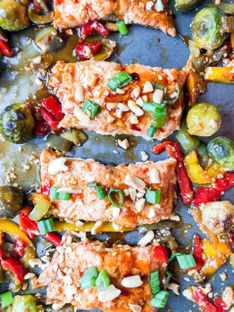 Thai Sweet Chili Salmon Oven Baked Healthy Fifty Shades Of Yumm