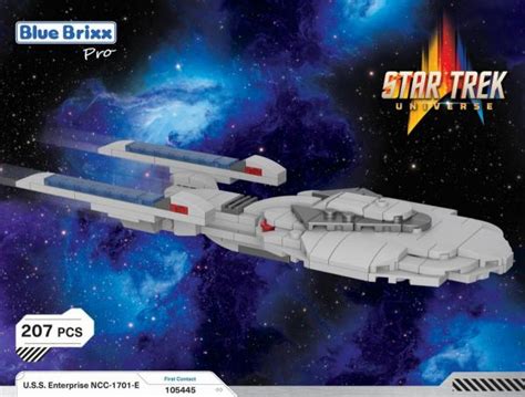 BlueBrixx Specials 105445 Star Trek USS Enterprise NCC 1701 E