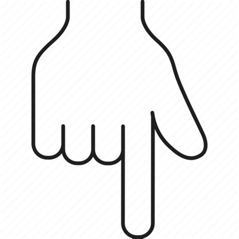 finger pointing icon   iconfinder
