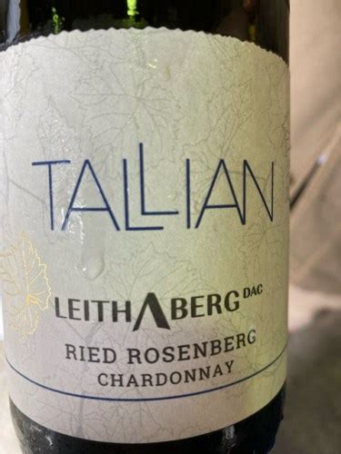 Tallian Ried Rosenberg Chardonnay Vivino Us