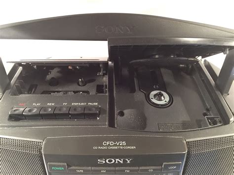 Sony Cd Radio Cassette Recorder Mega Bass Model Cfd V25 With Remote N2 Free Image Download