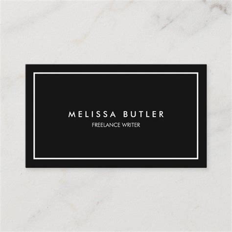 a black and white business card with the words, mellisa butler