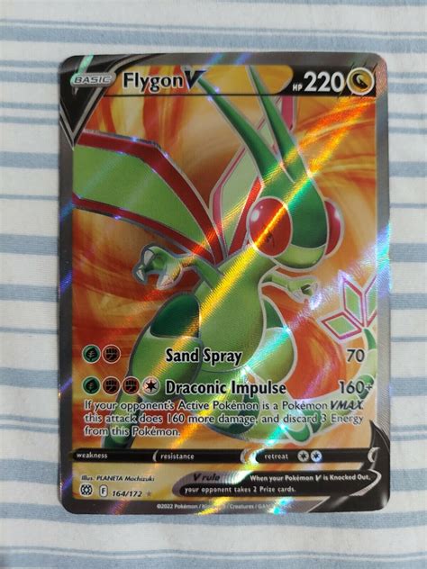 Flygon V Brilliant Stars Nm Full Art Ultra Rare Pokemon Card Ebay