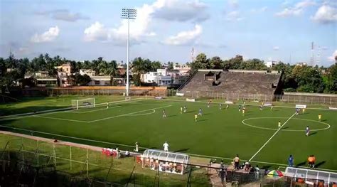 Natural grass will be replaced Astroturf at Barasat Stadium | Sangbad ...