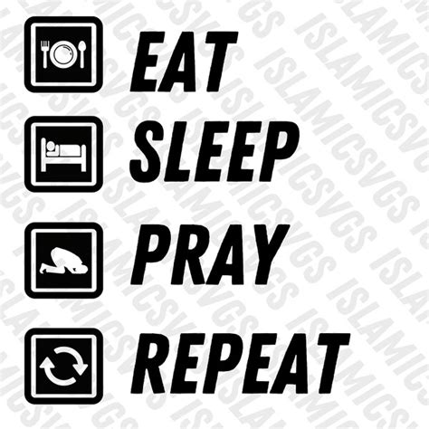 Eat Pray Sleep Etsy