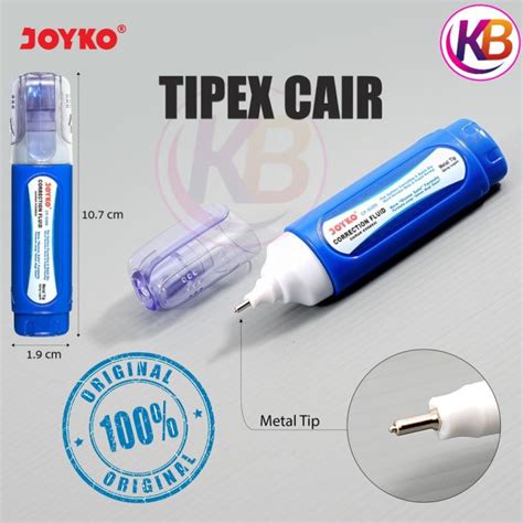 Tipex Joyko Cair Cf S209 Correction Pen Tipex Tipe X Metal Tip