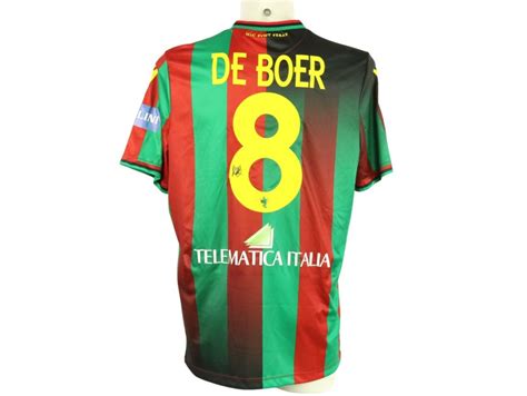 De Boer S Match Worn Signed Shirt Ternana Vs Como Charitystars