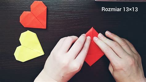 Jak Zrobi Serce Z Origami Youtube