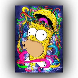 Kit Quadro Mosaico Decorativo Simpsons Homer Bart Shopee Brasil