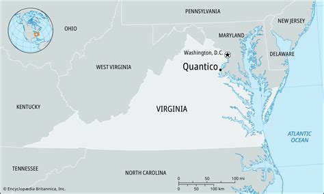 Quantico | Virginia, Map, FBI, & Facts | Britannica