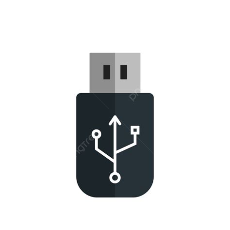 Gambar Ikon Usb Drive Usb Mendorong Flashdisk Png Dan Vektor Dengan