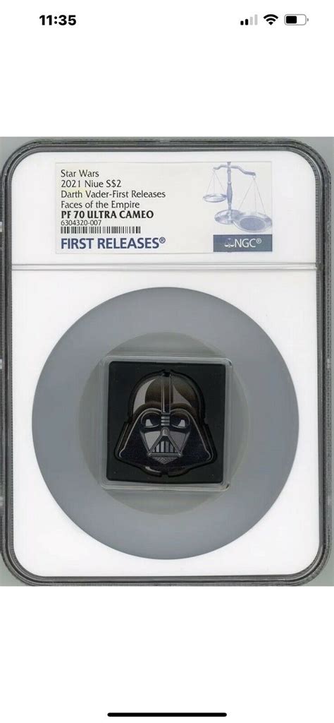 Mavin Star Wars Faces Of The Empire Darth Vader 2021 Niue 1oz Silver