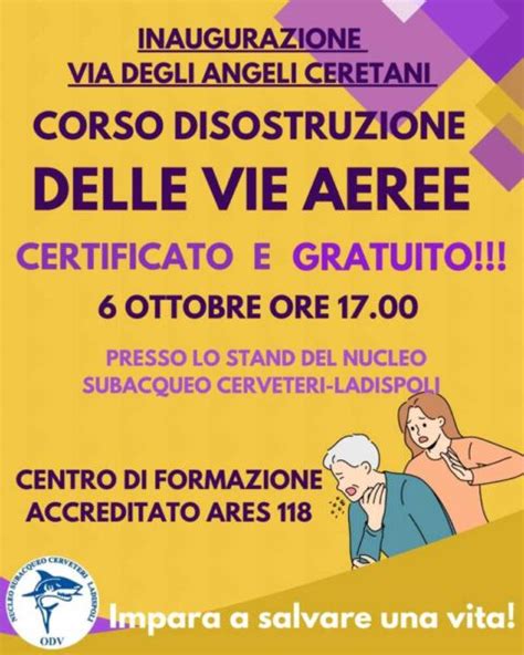 Corso Gratis Di Disostruzione Del Nucleo Subacqueo Cerveteri Ladispoli