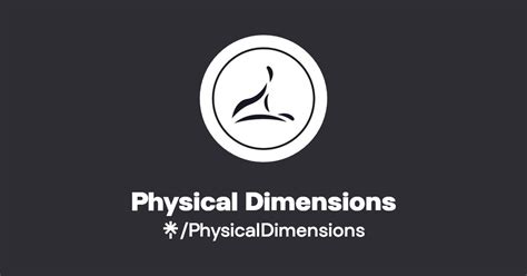 Physical Dimensions | Instagram, Facebook | Linktree