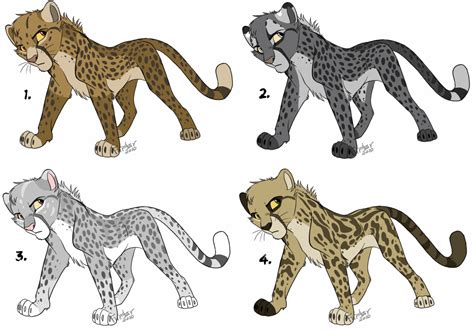 Adoptable Cheetahs All Sold By Kaisertiger On Deviantart