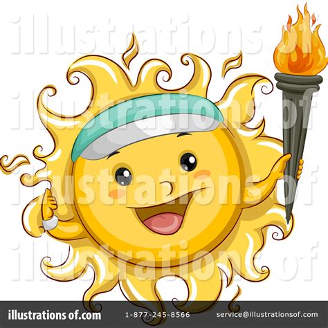 Sun Character Clipart #1291723 - Illustration by BNP Design Studio