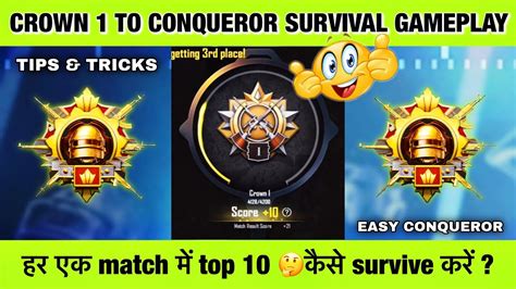 Tpp Solo Day Crown To Conqueror How To Survive Top Every