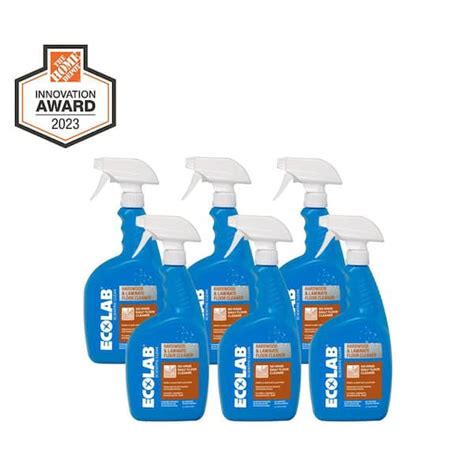 Ecolab 32 Fl Oz Hardwood And Laminate Floor Cleaner Advanced No Rinse Solution Safe On Wood