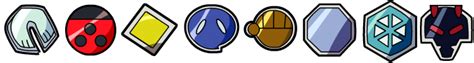 Pokemon- Johto Gym Badges by awesomeadam15 on DeviantArt