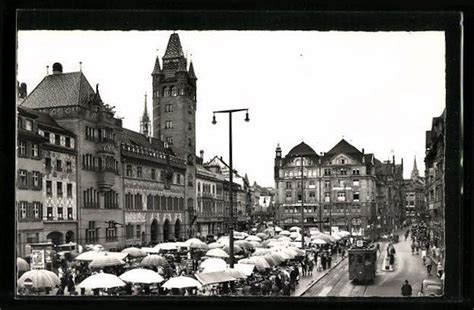 Basel Marktplatz Und Rathaus Mit Strass Kaufen Auf Ricardo