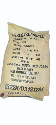 100 Pigments Middle Crome Yellow At Rs 310 Kg In New Delhi ID