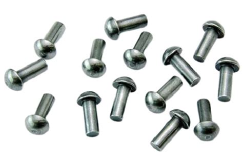 40 Mm Long Galvanized Aluminium Round Head Rivets Application