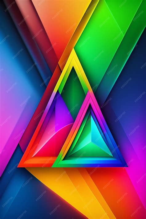 Premium AI Image | A colorful logo on a colorful background