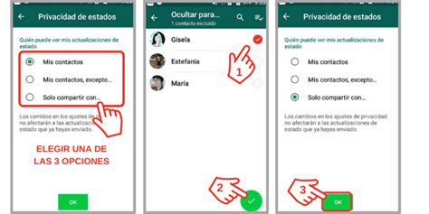 Cómo restringir quién ve tus estados de WhatsApp