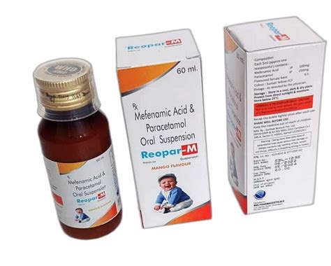 Mefenamic Acid Paracetamol Oral Suspension Mg At Rs Bottle In