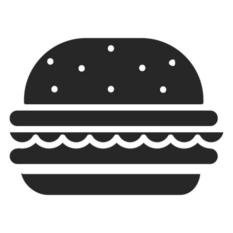 Icono De Hamburguesa Transparente