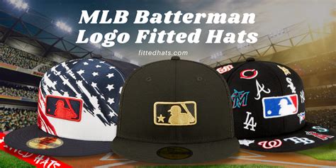 MLB Logo Hats | MLB Batterman Fitted Hats | MLB Umpire Fitted Caps