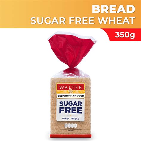 Walter Sugar Free Wheat Bread 350g Monde Nissin Walter Mart