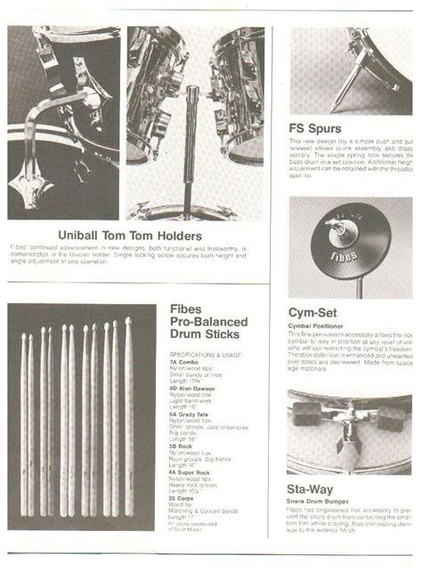 Vintage Fibes accessories catalog | Drums, Vintage, Spurs