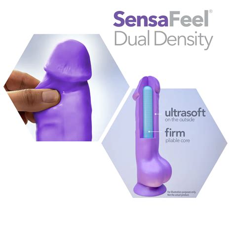 Bold Chub Dildo Au Naturel In W Balls Purple Blush Satisfaction