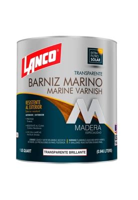 Lanco Barniz Marino Transparente Con Extra Filtro Solar Gl Lanco