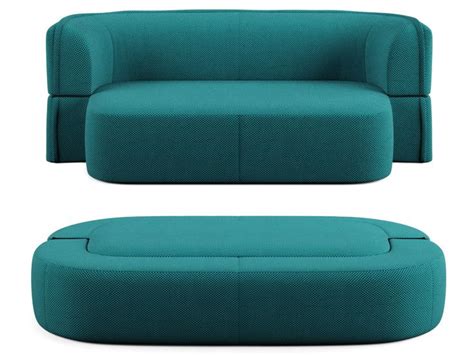 Convertible Fabric Sofa SOFT ISLAND By Liu Jo Living Collection Design