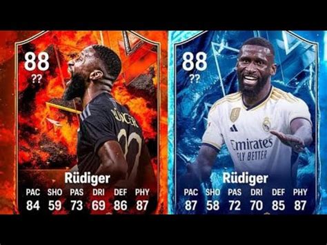 Fc Versus Rudiger Ea Fc Player Review Fire Vs Ice Ultimateteam