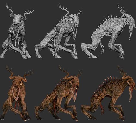 Dscanla Turnaround Creature Concept Art Creature Design Concept Art